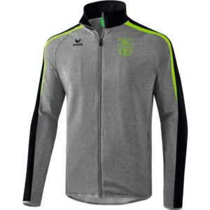 Liga 2.0 Präsentationsjacke - grau melange/schwarz/green gecko