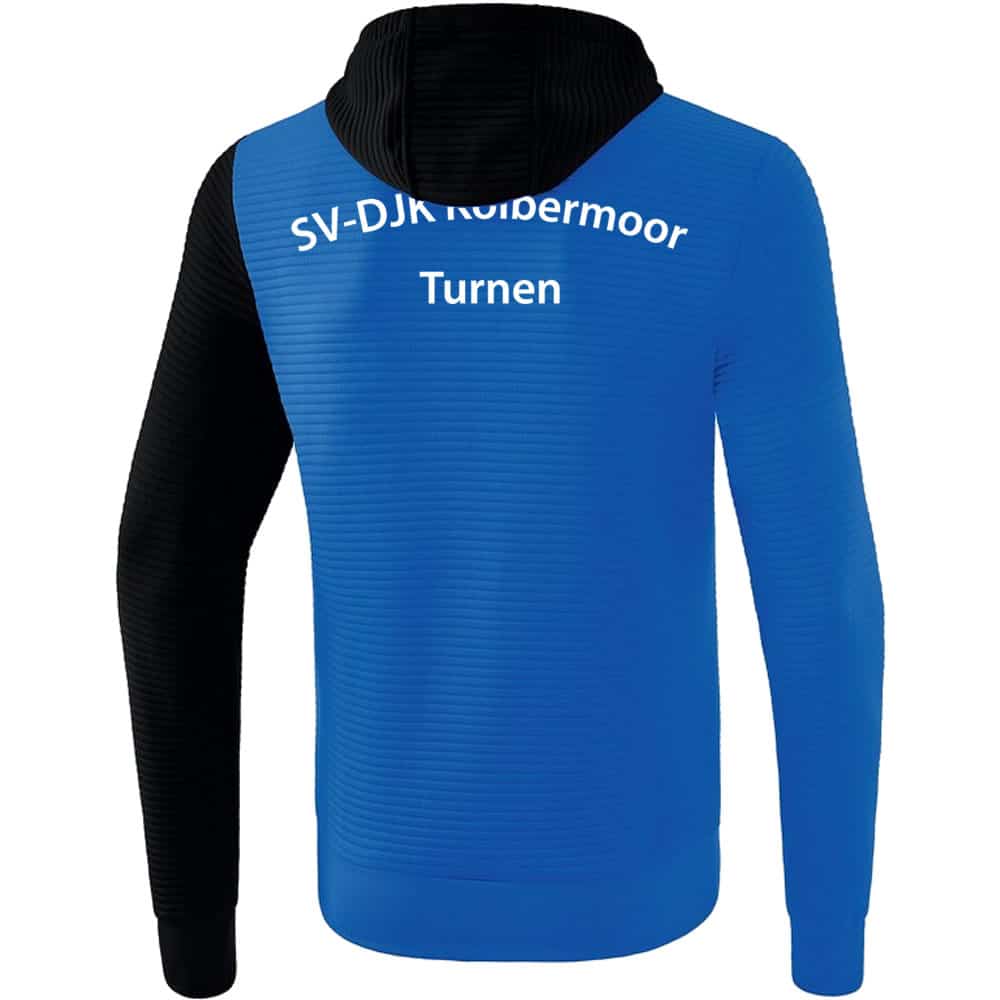 5-C Trainingsjacke mit Kapuze - new royal/schwarz/weiß