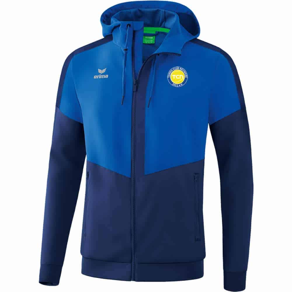 Squad Tracktop Jacke mit Kapuze - new royal/new navy