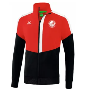 Squad Worker Jacke - rot/schwarz/weiß