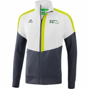 Squad Worker Jacke - weiß/slate grey/bio lime