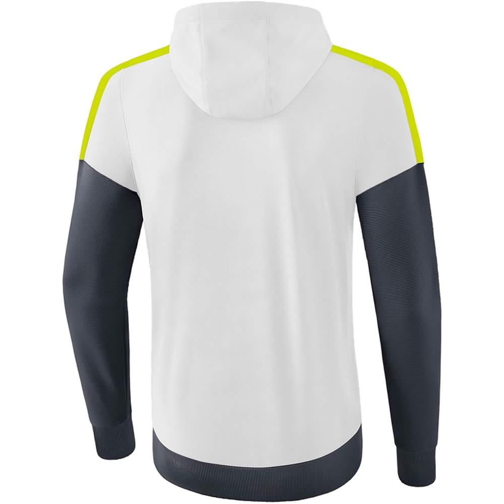 Squad Trainingsjacke mit Kapuze - weiß/slate grey/bio lime - Image 3