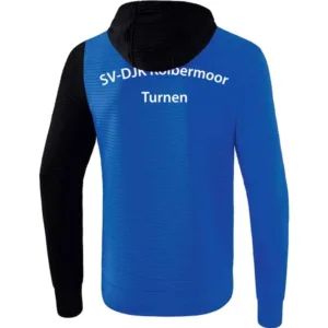 5-C Kapuzensweat - new royal/schwarz/weiß