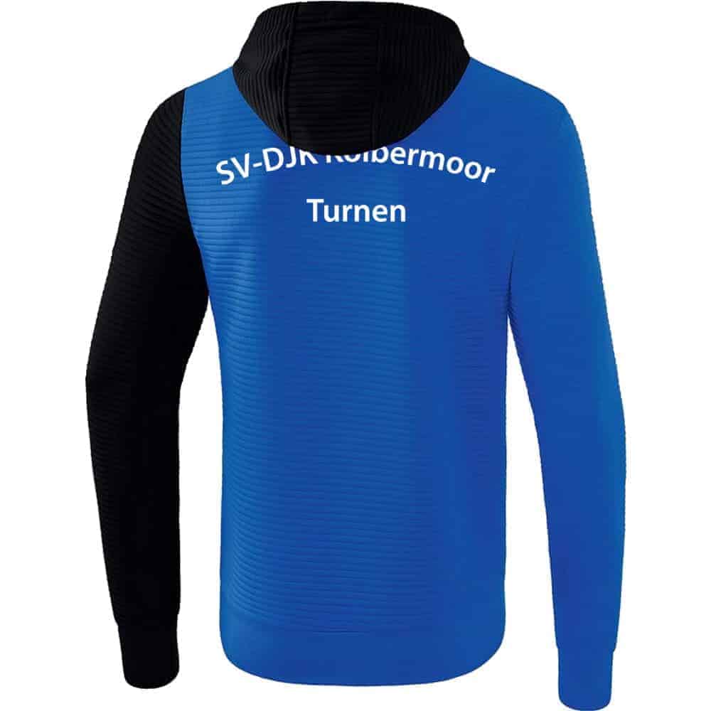 5-C Kapuzensweat - new royal/schwarz/weiß