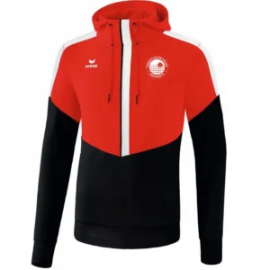 Squad Kapuzensweat - rot/schwarz/weiß
