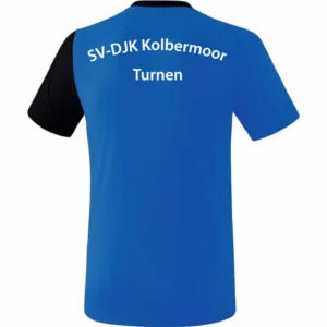 5-C T-Shirt - new royal/schwarz/weiß