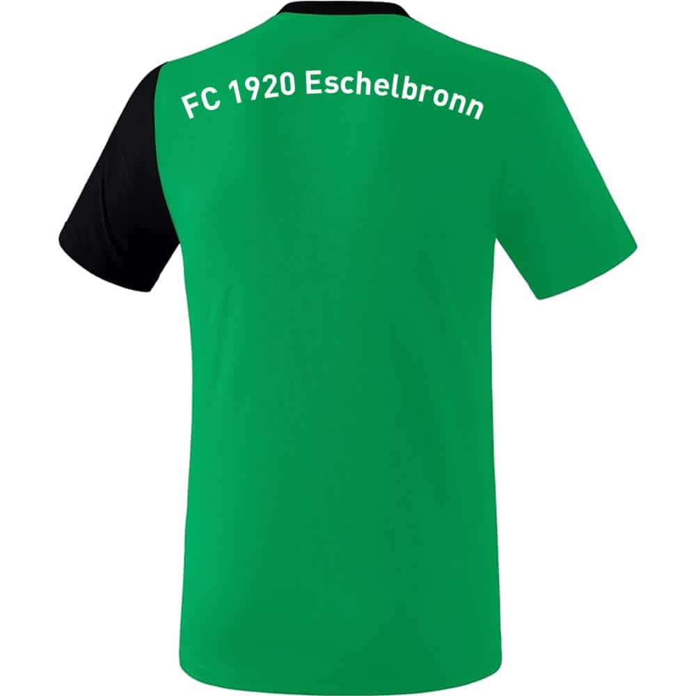 5-C T-Shirt - smaragd/schwarz/weiß - Image 3