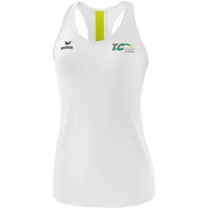 Squad Tanktop - weiß/slate grey/bio lime - Damen