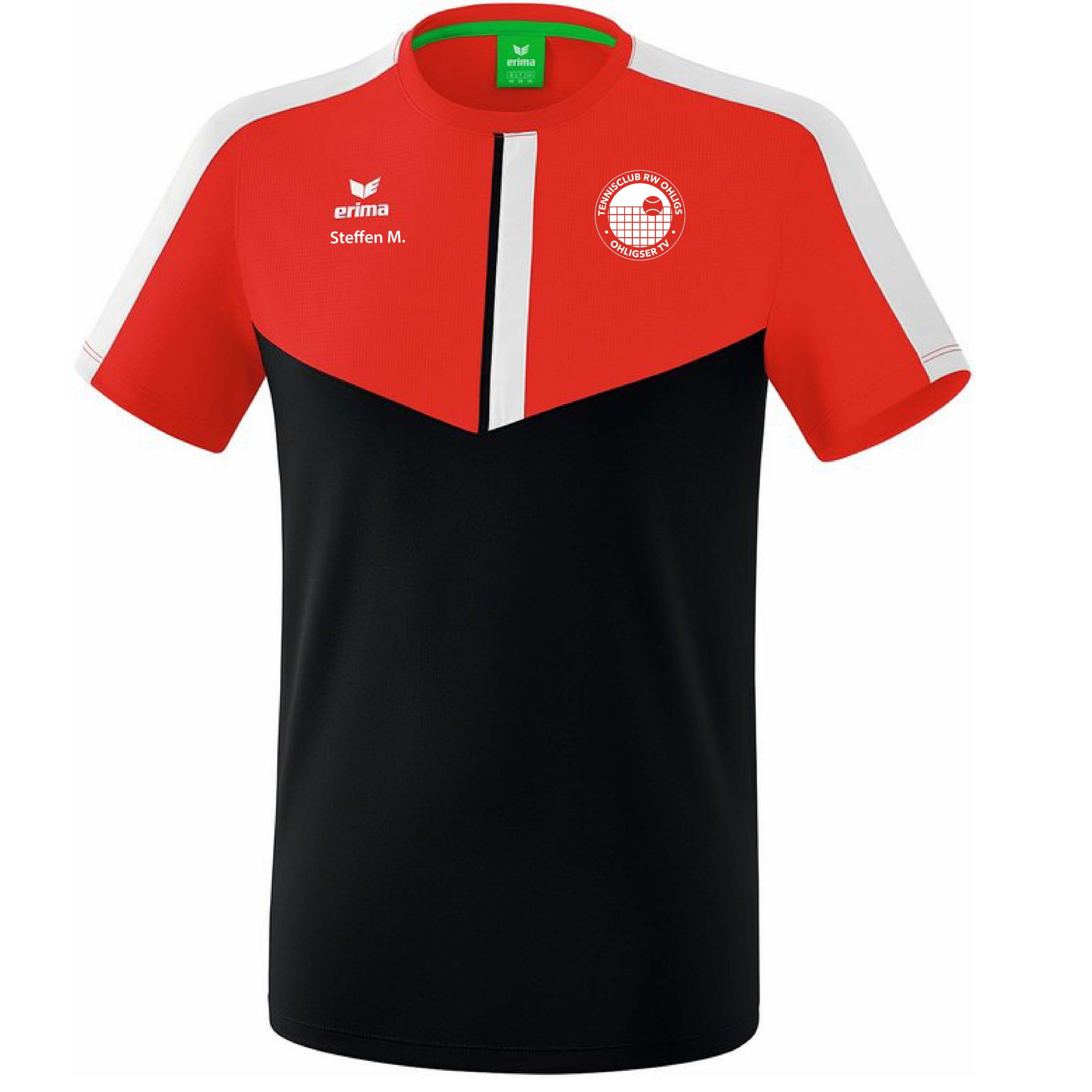 Squad T-Shirt - rot/schwarz/weiß - Image 2