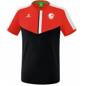 Squad T-Shirt - rot/schwarz/weiß