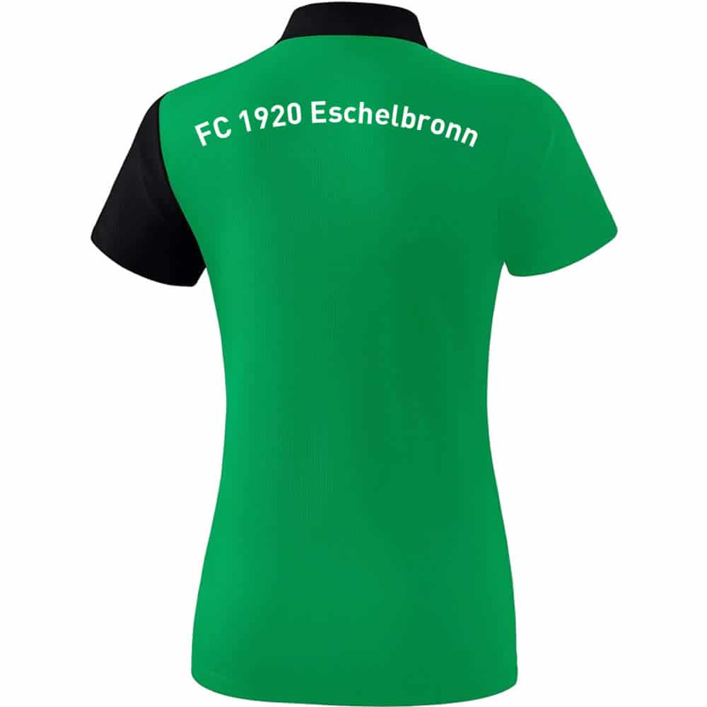5-C Poloshirt - smaragd/schwarz/weiß - Image 6