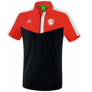 Squad Poloshirt - rot/schwarz/weiß