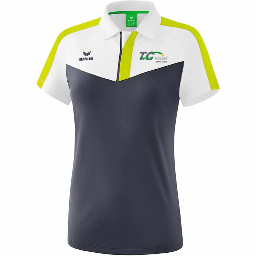 Squad Poloshirt - weiß/slate grey/bio lime - Image 5