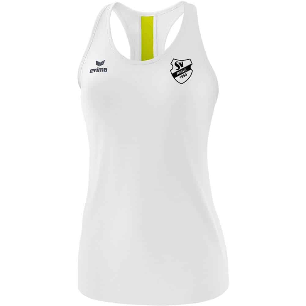 Squad Tanktop - weiß/slate grey/bio lime - Damen